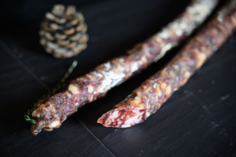 saucisse de foie sèche